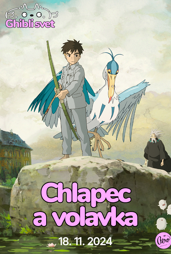 GHIBLI WORLD: Chlapec a volavka poster